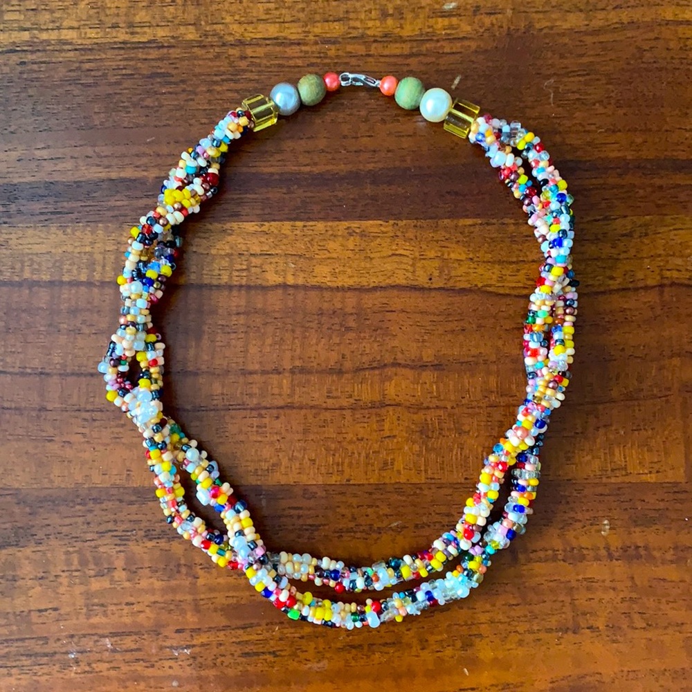 Beads Necklace handmade by German artist